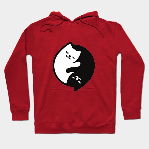 Yin Yang cats Hoodie by G4M3RS